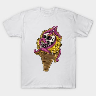 Skull Octopus Cone T-Shirt